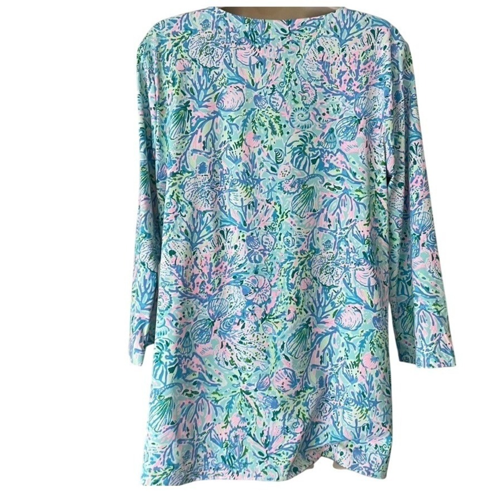 Lilly Pulitzer Karina ChillyLilly UPF 50 Tunic Soleil It On Me Large - Picture 3 of 8